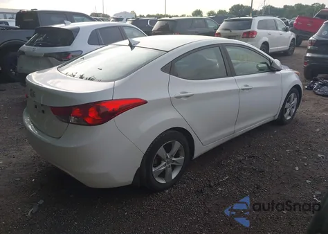 2013 Hyundai Elantra Gls z USA, uszkodzony, nr VIN 5NPDH4AE2DH404311